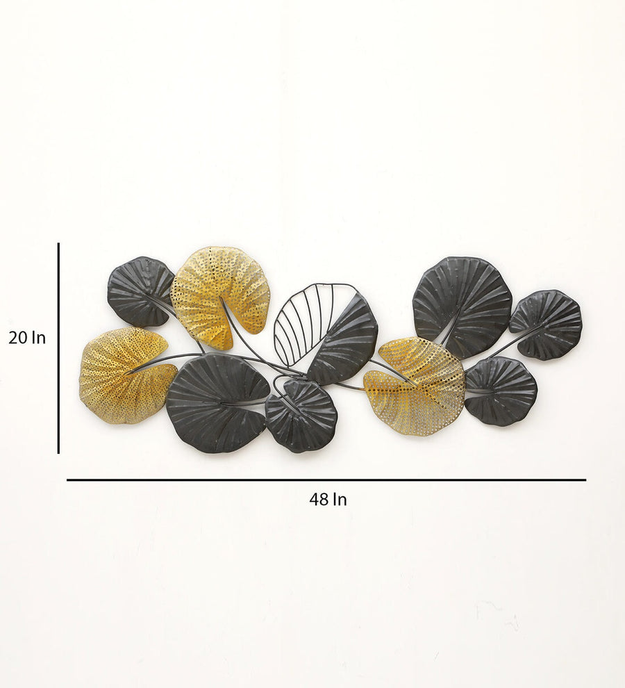 Floral Finish Multicolor Metal Wall Art