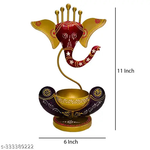 Ganpati Decorative Showpiece Diya Holder