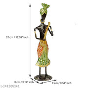 (Pack Of 3) Kraphy Wrought Iron Decorative Musician Showpiece