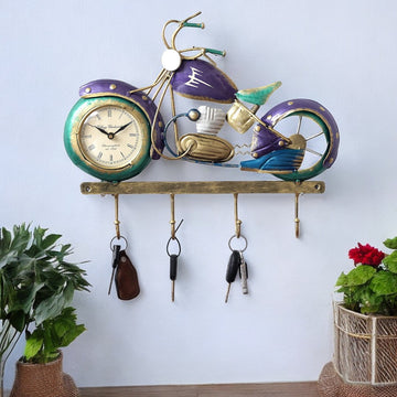 Bike Blue Iron Key Holder