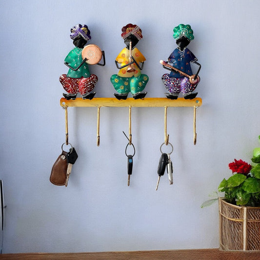 Musician Multicolour Iron Key Holder