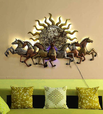 3D Metal Running Horse With LED Lightings