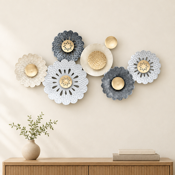 Golden Chestnut Metallic Wall Art Panels