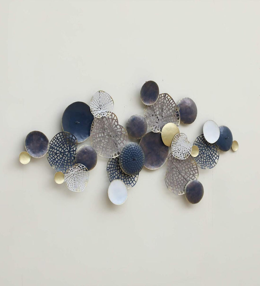 Multicolour Circle Wall Multicolour Panel Metal Wall Art