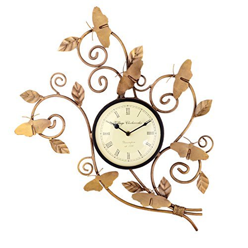 Decorative Butterfly Wall Clock