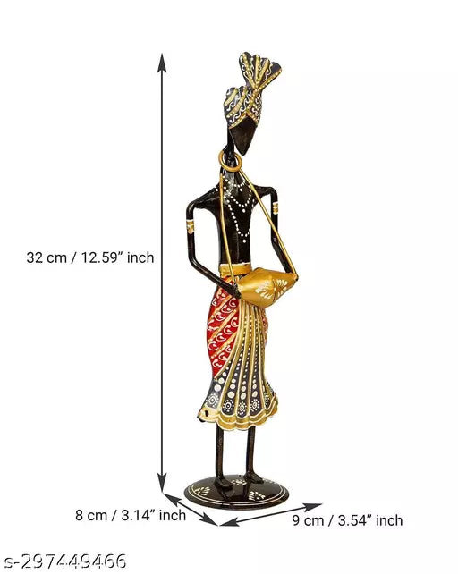 Kraphy Metal Wrought Iron Musician showpieces Decorative Items image