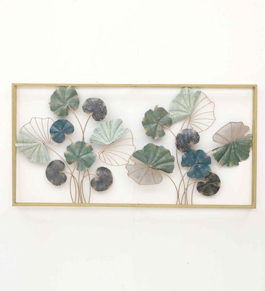 The Water Lilly Metal Wall Art Panel