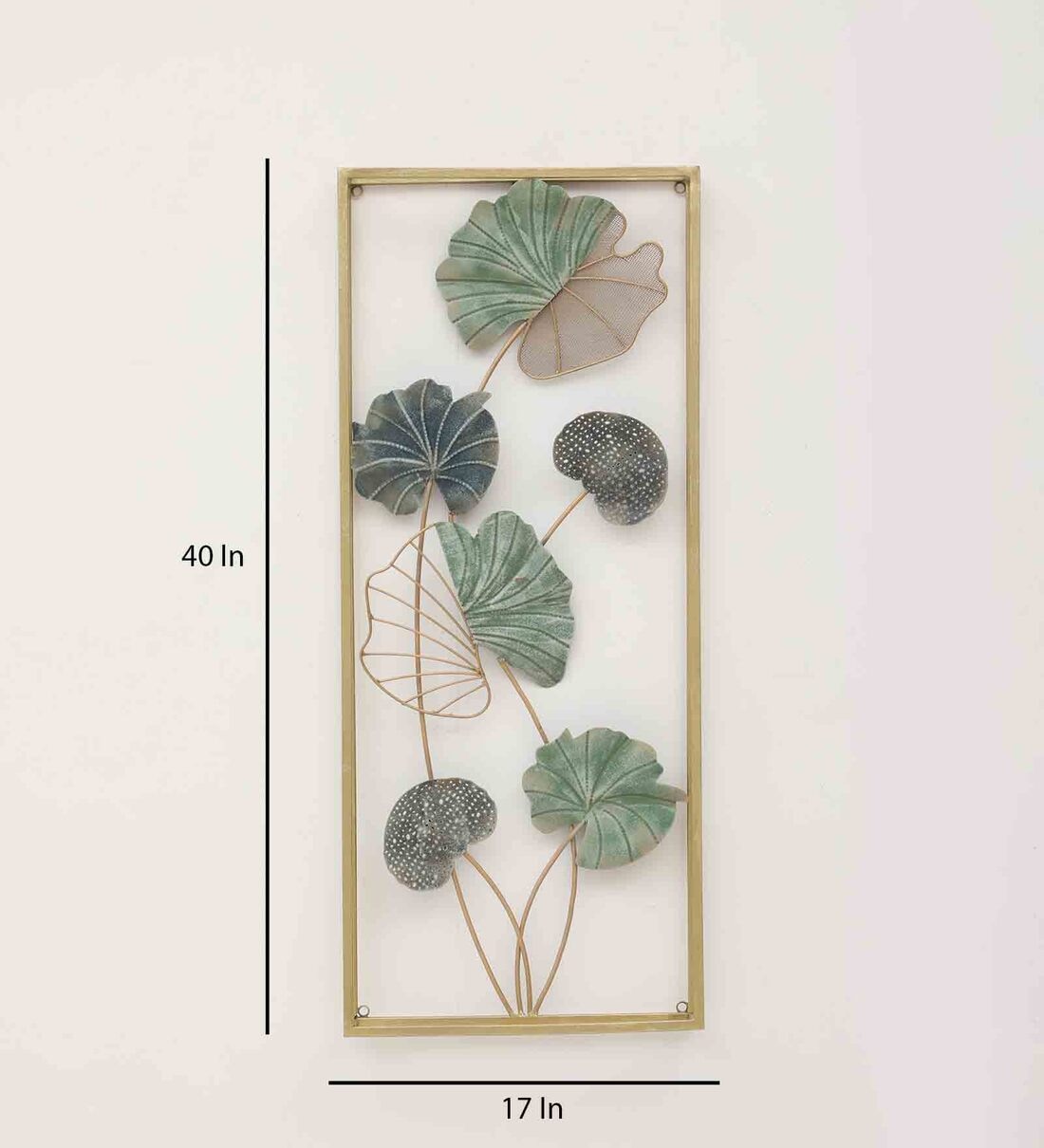 Lilly Pair Multicolor Metal Wall Art image