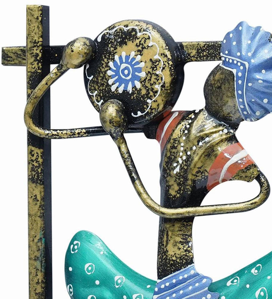 Green Musician Handpainted Hanger Key Holder