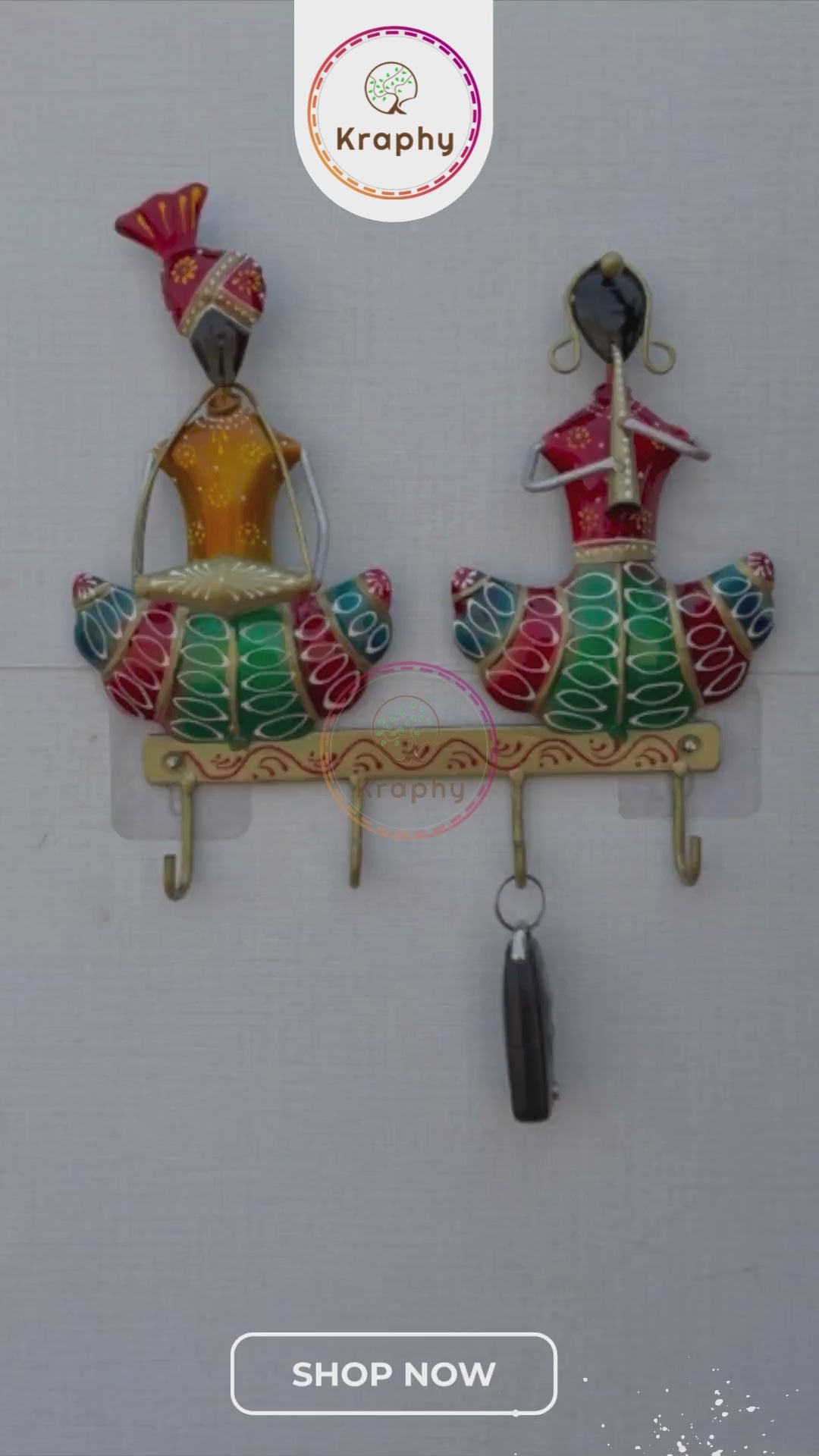 Iron Decorative Musician Key Holder wall Hangings