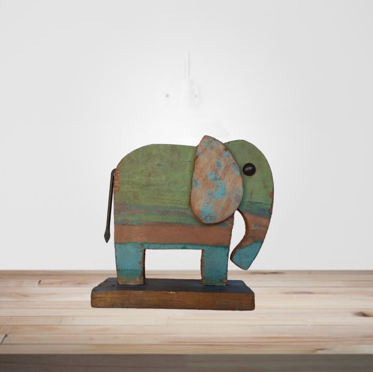 Recycled Scrap Wood Elephant