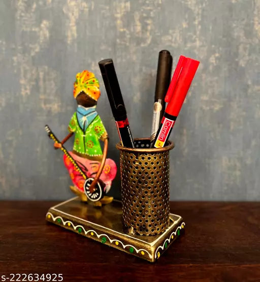 Kraphy Antique Musician Decorative Pen Holder or Pen Stand