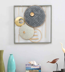 Aquatic Multicolor Metal Wall Art