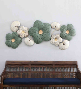 Flora Multicolor Metal Wall Art