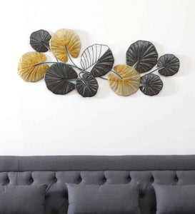 Floral Finish Multicolor Metal Wall Art