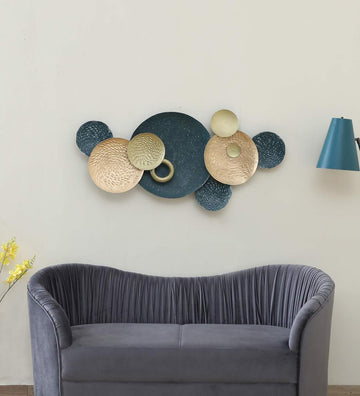 The Green Asteroid Metallic Wall Art Panel