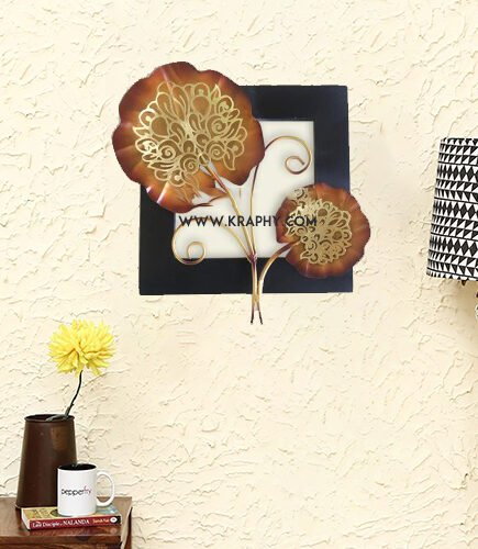 Flower Design Metal wall art –